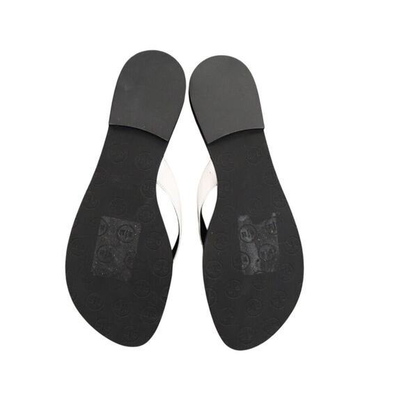 Bella Ha Shoes Womens 42 Sandals Fashion Flip Flop Leather Thong White Handmade - Picture 9 of 13